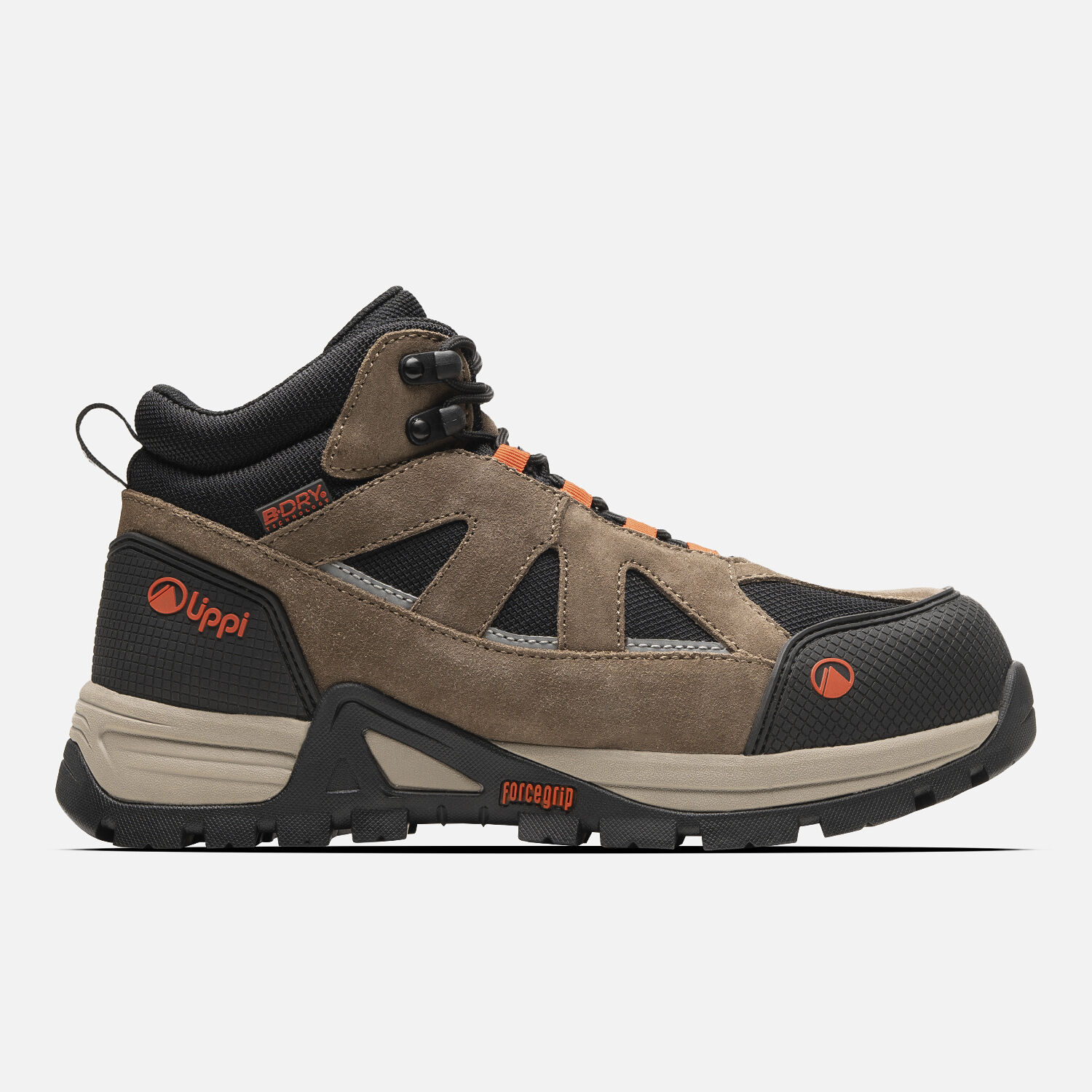 Zapato Seguridad Lippi Pro Work Hombre Ventus Mid Caf&eacute; Oscur image number 0.0